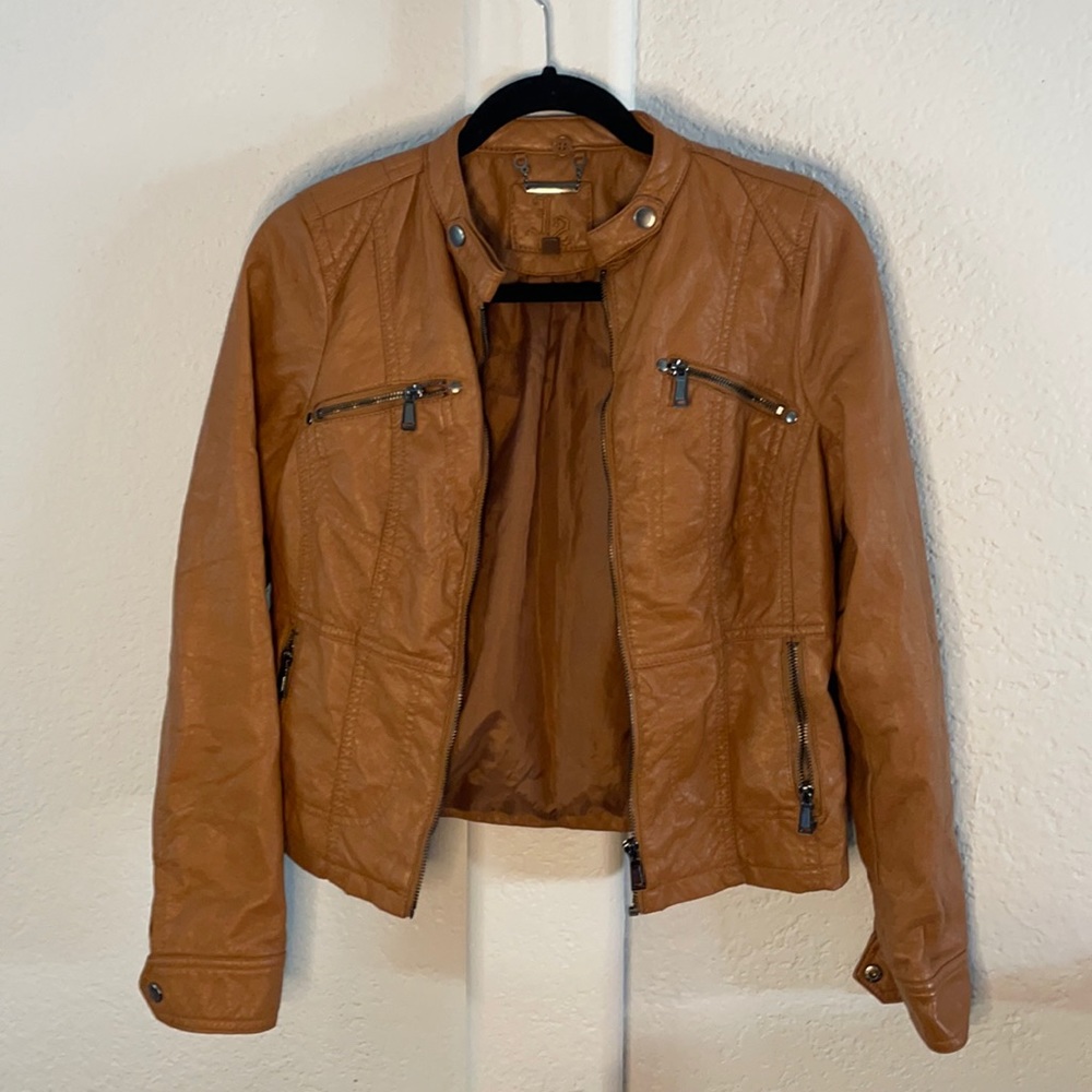 Faux Leather Jacket